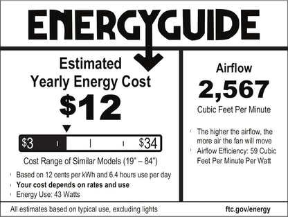 Hunter Fan Company Dempsey Low Profile Indoor / Outdoor Ceiling Fan with LED Light and Remote Control, 44", Matte Nickel
