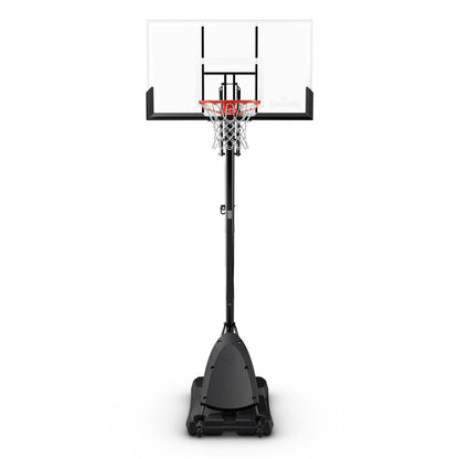Spalding 54 In. Shatter-proof Polycarbonate Exacta heightA Portable Basketball Hoop System